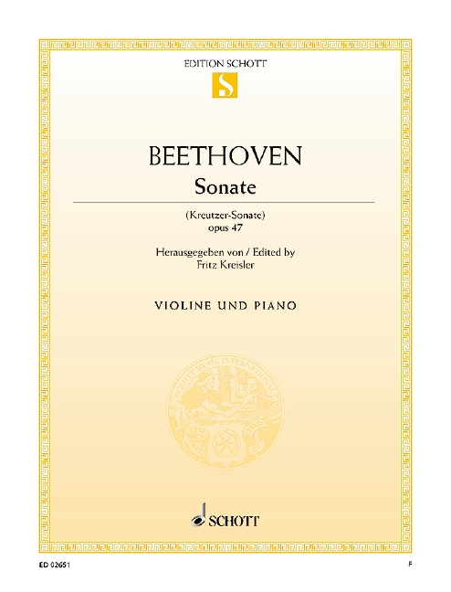 BEETHOVEN L.V. - SONATA Nº9 KREUTZER - OP.47