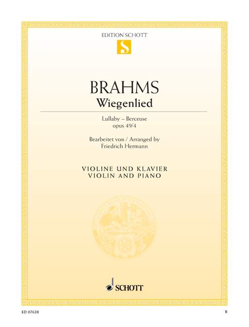 BRAHMS J. - CANCION DE CUNA - OP.49 Nº4