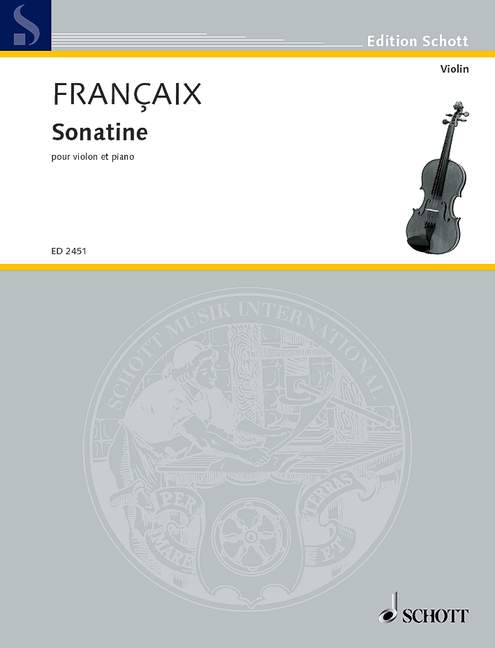 FRANCAIX J. - SONATINA -