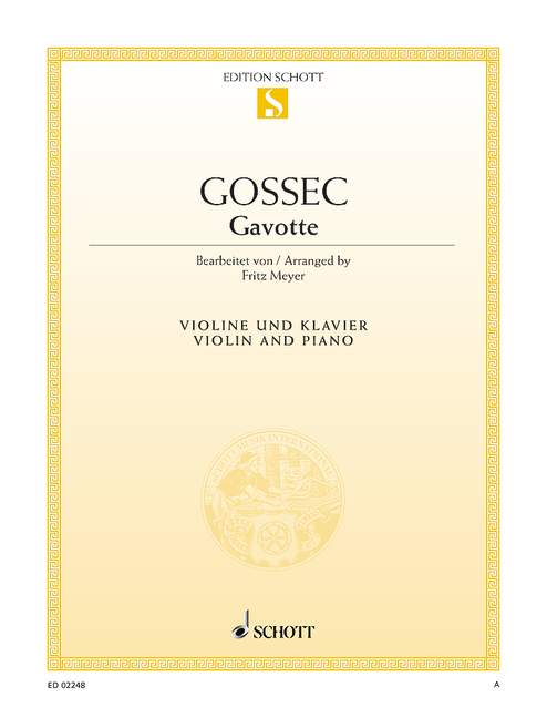 GOSSEC F.J. - GAVOTA -