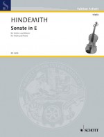 HINDEMITH P. - SONATA (1935) MI M -