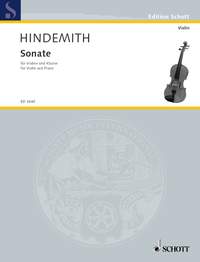 HINDEMITH P. - SONATA (1939) DO M -