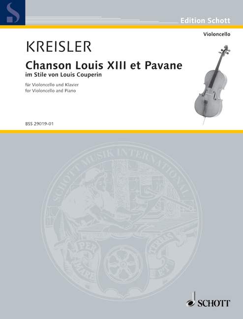 KREISLER F. - CANCION LUIS XIII Y PAVANA ESTI.COUPERIN -