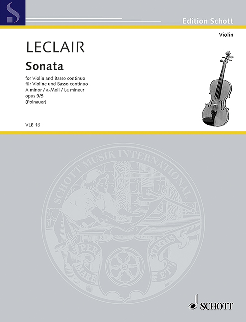 LECLAIR J.M. - SONATA Nº5 LA m - OP.9