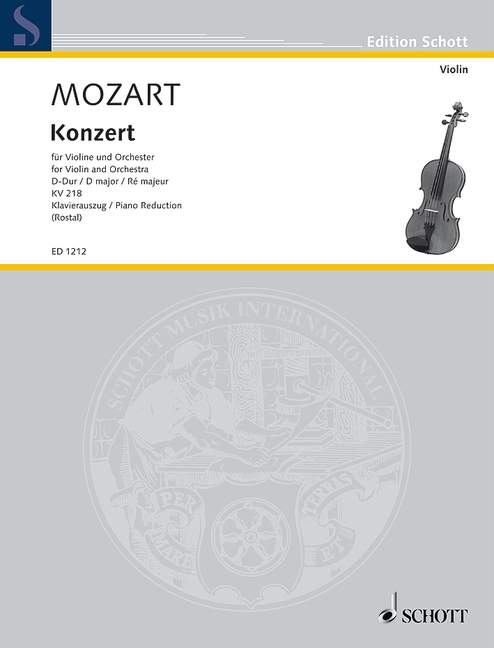 MOZART W.A. - CONCIERTO Nº4 RE M - KV.218