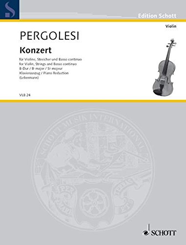 PERGOLESI G.B. - CONCIERTO SIb M -