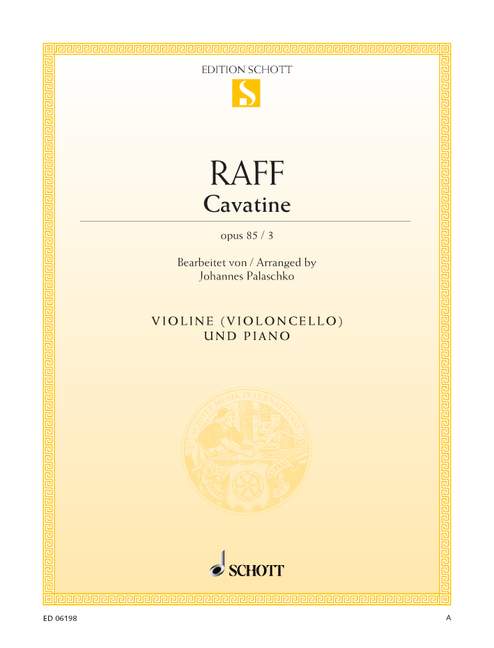 RAFF J. - CAVATINA - OP.85 Nº3