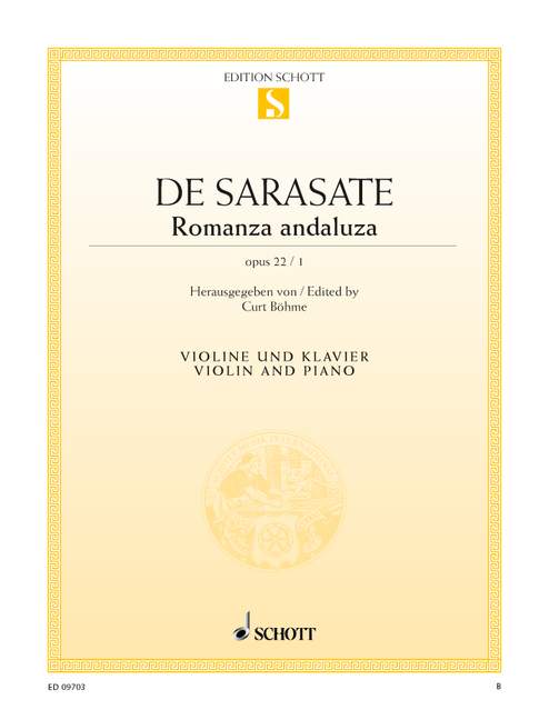 SARASATE P. - ROMANZA ANDALUZA - OP.22 Nº1