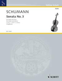 SCHUMANN R. - SONATA Nº3 LA m - OP.POST.