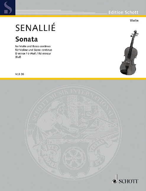 SENAILLE J.B. - SONATA RE m -