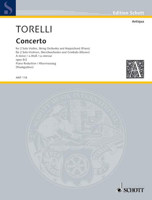 TORELLI G. - CONCIERTO - OP.8 Nº2