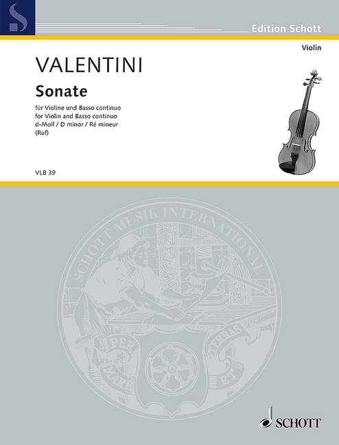 VALENTINI G. - SONATA RE m - OP.8 Nº1