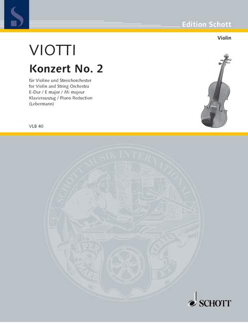 VIOTTI G.B. - CONCIERTO Nº2 MI M