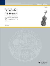 VIVALDI A. - SONATAS V.1 (1-6) (12) - OP.2