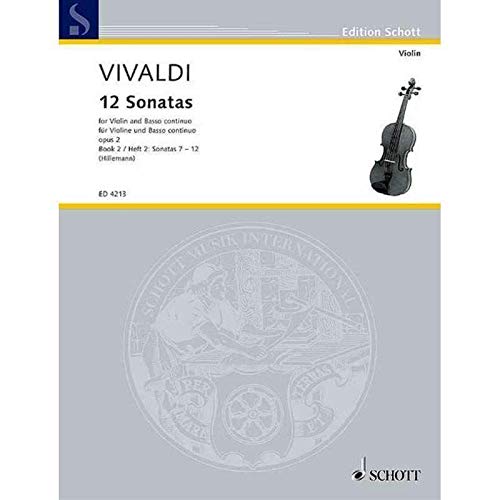 VIVALDI A. - SONATAS V.2 (7-12) (12) (V) - OP.2
