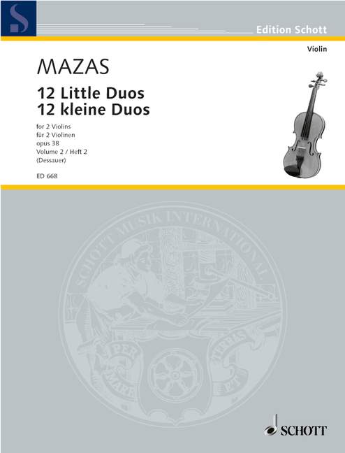 MAZAS J.F. - PEQUEÑOS DUOS V.2 (12) - OP.38