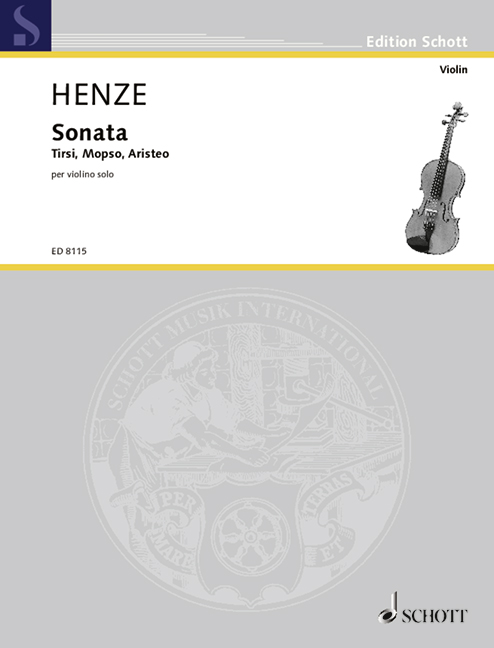 HENZE H.W. - SONATA TIRSI,MOPSO,ARISTEO -