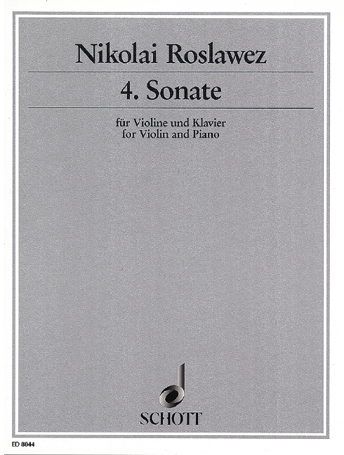 ROSLAWEZ N. - SONATA Nº4 -