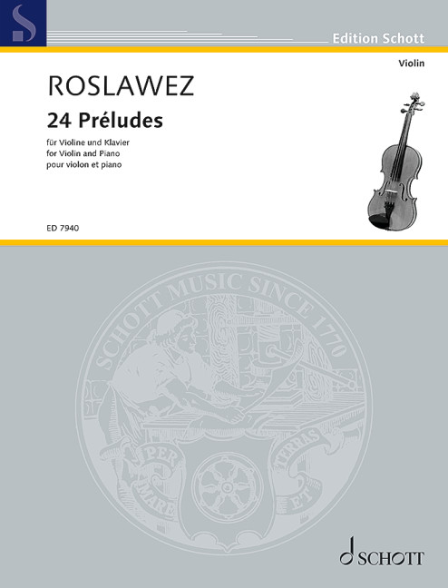 ROSLAWEZ N. - PRELUDIOS (24) -