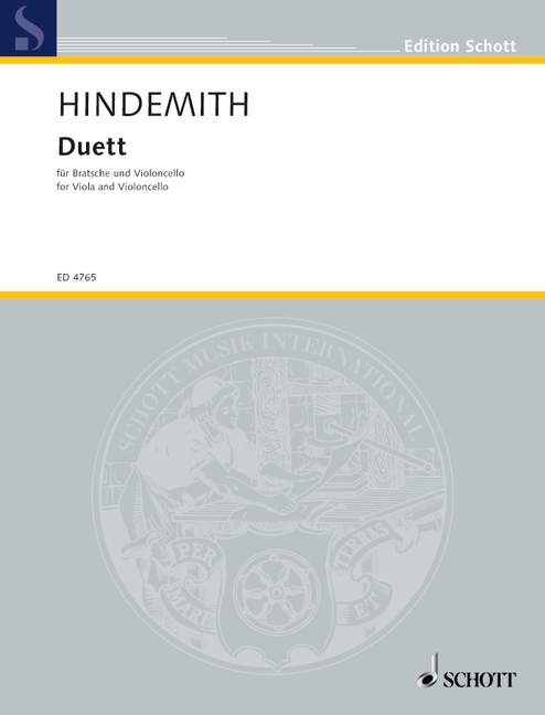 HINDEMITH P. - DUO (1934) (VAVC) -