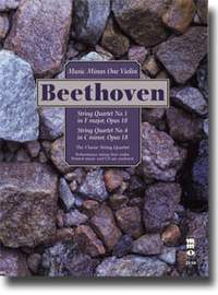 BEETHOVEN L.V. - CUARTETO DE CUERDA FA M Nº1-4 OP.18