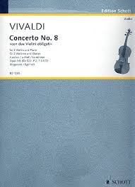 VIVALDI A. - CONCIERTO LA m OP.3 Nº8 - RV.522 (2V Y PIANO)