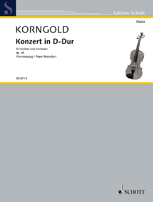 KORNGOLD E.W. - CONCIERTO RE M - OP.35