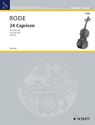 RODE P. - CAPRICHOS VIOLA (24) -
