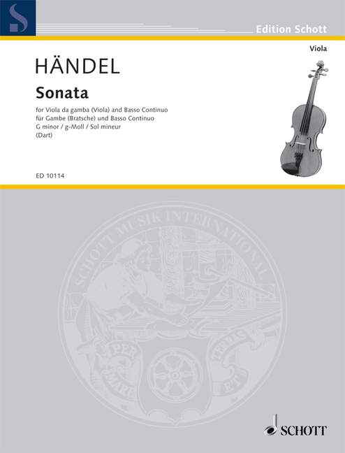HANDEL G.F. - SONATA SOL m -