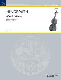 HINDEMITH P. - MEDITACION (VIOLA Y P) -