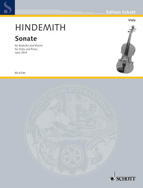 HINDEMITH P. - SONATA Nº4 (1922) - OP.25