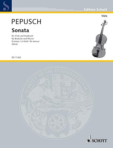 PEPUSCH J.C. - SONATA RE m -