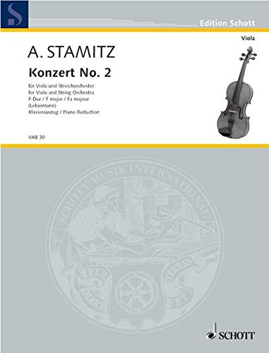 STAMITZ A. - CONCIERTO Nº2 FA M -