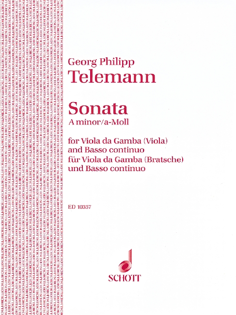 TELEMANN G.P. - SONATA LA m -
