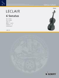 LECLAIR J.M. - SONATAS V.1 (1-3) - OP.12