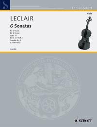 LECLAIR J.M. - SONATAS V.2 (4-6) - OP.12