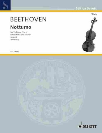 BEETHOVEN L.V. - NOCTURNO - OP.42 - VIOLA Y PIANO