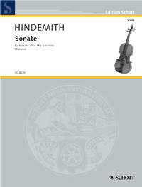 HINDEMITH P. - SONATA (1937) -