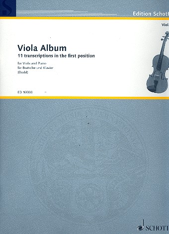 DODD R. - VIOLA  ALBUM (11 TRANSCRIPCIONES PARA 1ª POSICION)