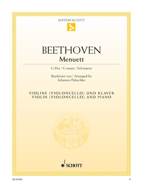 BEETHOVEN L.V. - MINUETO SOL M (VC) -