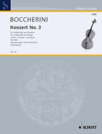 BOCCHERINI L. - CONCIERTO Nº3 SOL M - WV.480 (CELLO/PIANO)