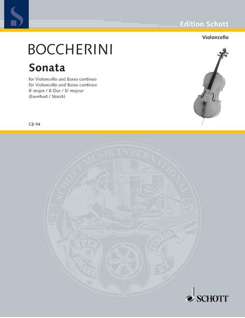BOCCHERINI L. - SONATA SIb M -