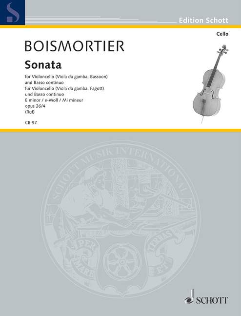BOISMORTIER J.B. - SONATA - OP.26 Nº4