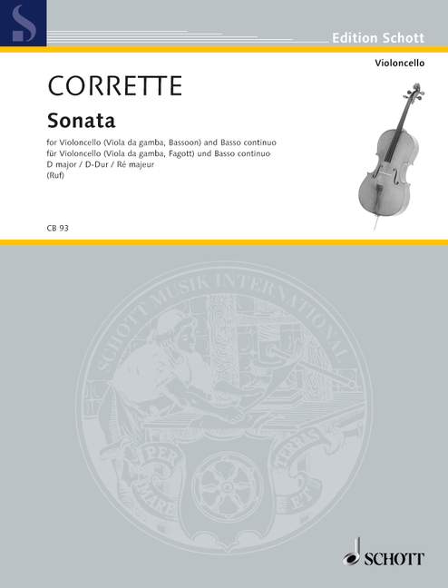 CORRETTE M. - SONATA RE M -