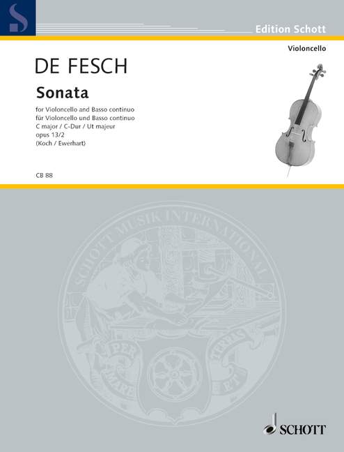 DE FESCH W. - SONATA Nº2 DO M - OP.13