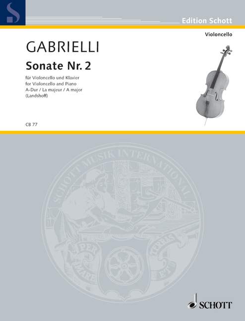 GABRIELLI D. - SONATA Nº2 LA M -