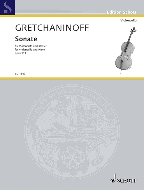 GRETCHANINOFF A. - SONATA - OP.113