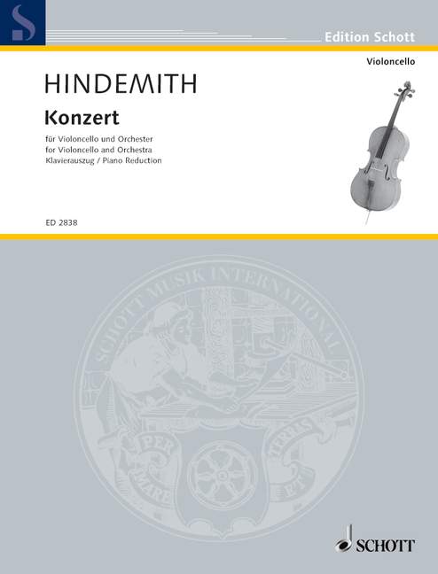 HINDEMITH P. - CONCIERTO (1940) (VC) -