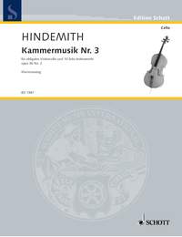 HINDEMITH P. - MUSICA CAMARA Nº3 - OP.36 Nº2