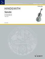 HINDEMITH P. - SONATA (1923) - OP.25 Nº3 VIOLONCHELO SOLO